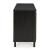 Fair Ridge 3-Door Accent Cabinet | Geometric Black Storage