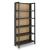 Abyard Wood/Rattan Bookcase