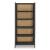 Abyard Wood/Rattan Bookcase
