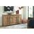 Dresor 4-Door Natural Wood Accent Cabinet | Storage Sideboard
