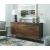 Darrey 3-Door Wood Accent Cabinet | Natural Brown Storage