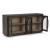Dreley 4-Door Arched Accent Cabinet | Grayish Brown Buffet