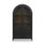 Dagandale Arched Accent Cabinet | Black & Natural Display