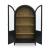Dagandale Arched Wood Accent Cabinet | 2-Door Display