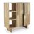Kierwell Tall 2-Door Accent Cabinet | Natural Wood Storage