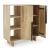 Kierwell Tall 2-Door Accent Cabinet | Natural Wood Storage