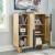 Kierwell Tall 2-Door Accent Cabinet | Natural Wood Storage