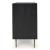 Tayner 2-Door Accent Cabinet | Luxe Black & Gold Storage