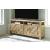 Hudwick 4-Door Wood Accent Cabinet | Natural Brown Storage
