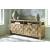 Hudwick 4-Door Wood Accent Cabinet | Natural Brown Storage