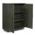Geirwood 2-Door Accent Cabinet | Dark Green & Gold Statement