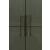 Geirwood 2-Door Accent Cabinet | Dark Green & Gold Statement