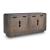 Elliston 4-Door Wood Accent Cabinet | Espresso Brown Storage