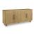 Niam 4-Door Wood Accent Cabinet | Light Antique Beige