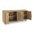 Niam 4-Door Wood Accent Cabinet | Light Antique Beige