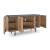 Quintavious 4-Door Accent Cabinet | Brown & Charcoal Storage