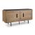 Quintavious 4-Door Accent Cabinet | Brown & Charcoal Storage