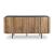 Quintavious 4-Door Accent Cabinet | Brown & Charcoal Storage
