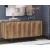 Quintavious 4-Door Accent Cabinet | Brown & Charcoal Storage