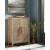 Pellamour Wood Bar Cabinet - Solid Mango Wood & Wine Storage