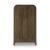 Thoren 2-Door Vertical Accent Cabinet | 5-Shelf Medium Brown
