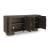 Veeda 4-Door Wood Accent Cabinet | Dark Brown Sideboard
