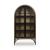 Gwenwich 2-Door Accent Cabinet | Black & Natural Wood Storage