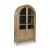 Dagandale Arched Accent Cabinet | Two-Toned Wood Display