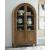 Dagandale Arched Accent Cabinet | Two-Toned Wood Display