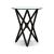 Quasar Clear Glass Top End Table