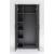 Standard Office Wardrobe w/File Storage, 2 Doors & Slide-Out Hanger