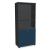 Color Office Half-Bookcase w/2 Lockable Doors & 3 Open Shelves