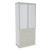 Standard Office Cabinet w/2 Glass Doors, 2 File Drawers & 3 Shelves