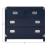 Coastal Campaign Wood Chest w/4 Drawers