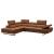 A761 Italian Leather Sectional, Left Hand Facing