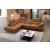 A761 Italian Leather Sectional, Left Hand Facing