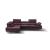 A761 Italian Leather Sectional, Left Hand Facing