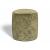 Gaia Fabric/Leather Small Round Ottoman