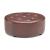 Gaia Fabric/Leather Round Tufted Ottoman