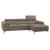 A978B Italian Leather Right Arm Facing Sectional