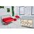 ORGANIC L-Shaped Medium Reception Desk w/Right Side RGB Light Panel