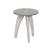 Hidden Treasures Blossom Round Wood Inlay Accent Table