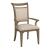 Carmine Phifer Fabric/Wood Upholstered Back Arm Chair