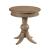 Carmine Georgie Round Wood End Table