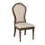 Commonwealth Kirkman Wood/Fabric Upholstered Back Side Chair