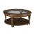 Commonwealth Corso Round Wood/Glass Coffee Table Set