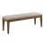 Kafe W80-inch Rectangular Wood ExtendableDining Room Set
