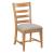 Kafe Ladder Wood/Fabric Back Chair