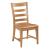Kafe W54-inch Round Wood Quad Dining Room Set