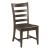 Kafe W54-inch Round Wood Quad Dining Room Set